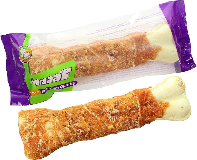 Braaaf Ossa per cani Pressed Chicken Bones 20 cm (1 Pcs)