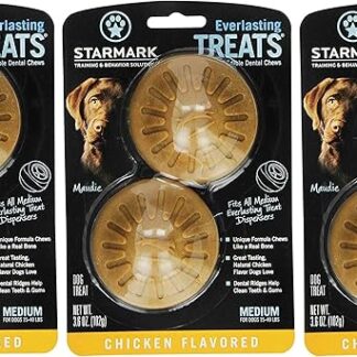 StarMark Everlasting Dog Treat Hard Chew Chicken Medium - 6 Pack