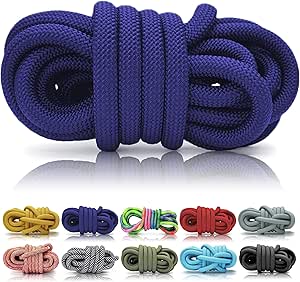 Ganzoo Corda PPM da 5 metri, corda da rugiada, guinzaglio per cani, collare, ghette, polipropilene multifilem Rope, spessore 8 mm, blu scuro