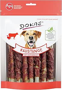 Dokas Bastone da masticare con petto d'anatra, confezione da 3 (3 x 200 g)