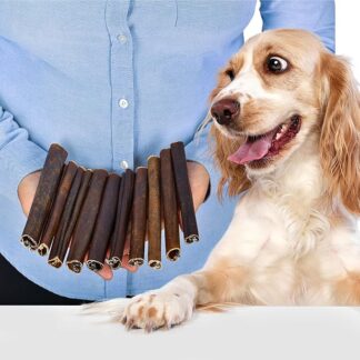 Kolagen Sticks per cani (10 pezzi) | Salute delle articolazioni | Cura della pelle e del pelo | Cura dei denti | Spuntino naturale | 100% ingredienti naturali | Alto contenuto proteico | Snack per
