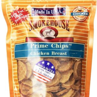 Smokehouse USA Made premio Chips Chicken & Turkey Reseal Bag 100% Natural 8oz