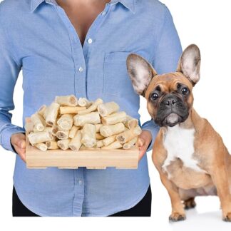 Coda di manzo tagliata per cani, 1 kg (circa 15 – 20 pezzi) | 100% manzo | spuntino naturale per la cura dei denti e il piacere di masticare, senza additivi e senza cereali