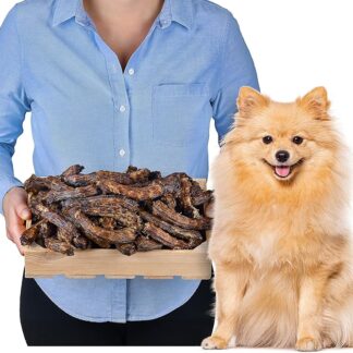 Colli di pollo come prodotto naturale per cani, 1 kg (circa 45 – 55 pezzi), spuntino naturale in 100% pollo, facile da digerire e ricco di proteine, senza additivi