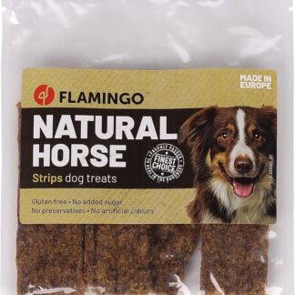 Bastoncini per cani – Strisce di cavallo – 100g – senza zuccheri aggiunti – snack naturale per cani