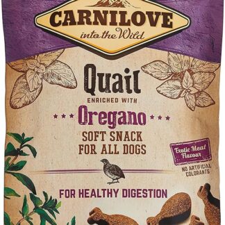 Carnilove Carnilove Crunchy Snack Quail & Origano, Premiti per Cane, 200 g - 200 g