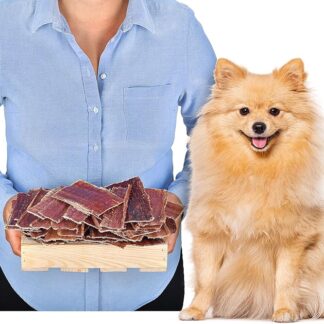 Snack da masticare con esofago di manzo per cani 12 cm 500 g (circa 25–30 pezzi) | Bocconcini naturali di manzo | Monoproteico | Senza pelle grezza | Ricchi di proteine