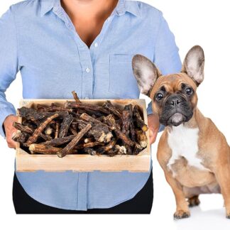 Coda di manzo di alta qualità (1 kg) | 100% pura carne bovina, naturale e senza additivi, ricche di proteine per cani, massaggiagengive naturali per la cura dei denti, fresche e di alta qualità