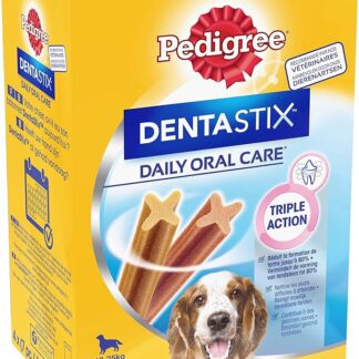 Pedigree Dentastix – Igiene Bucco Dentale – Medium Cane – 1 confezione da 28 bastoncini