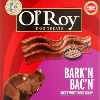 Ol' Roy Bark'n Bac'n Dog Treats, (Bark'n Bac'n, 50-Ounce)
