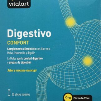 VITALART DIGESTIVO Confort 20sticks, Nero, Normal