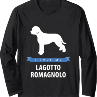 I Love My Lagotto Romagnolo Maglia a Manica