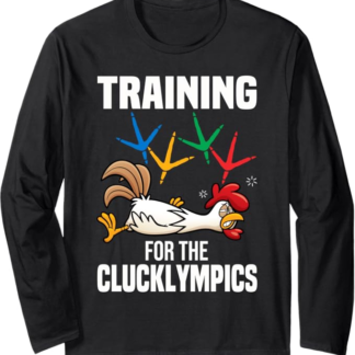 Pollo Clucklympics di addestramento di agilità del pollo Maglia a Manica