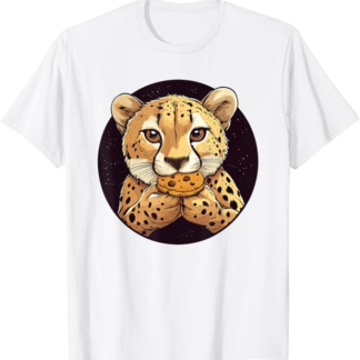 Ghepardo Con Un Biscotto Maglietta