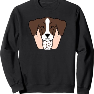 Chubby Cheeks Pointer Tedesco A Pelo Corto Cane Felpa