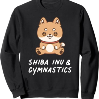 Shiba Inu Ginnastica Kawaii Cane Giapponese Amante dei cani Felpa