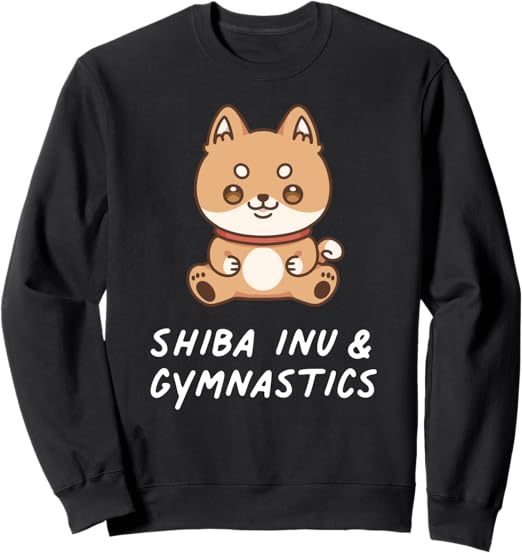 Shiba Inu Ginnastica Kawaii Cane Giapponese Amante dei cani Felpa
