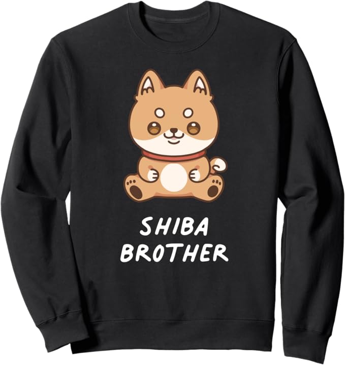 Shiba Inu Fratello Kawaii Cane Giapponese Amante dei cani Felpa