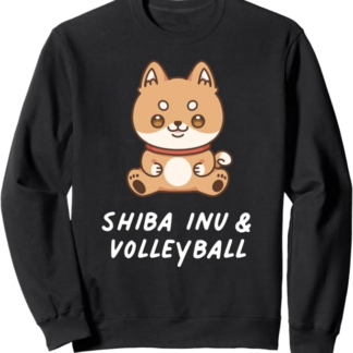 Shiba Inu & Pallavolo Kawaii Cane Giapponese Amante dei cani Felpa