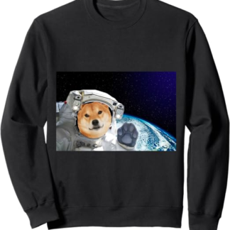 Dog in Space Shiba Inu Felpa