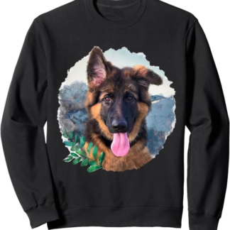 Adorabile Cane Pastore Tedesco Felice Felpa