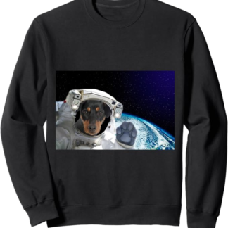 Dog in Space German Pinscher Felpa