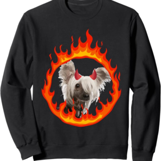 Devil Dog Chinese Crested Felpa