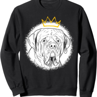 Mastino con corona Felpa