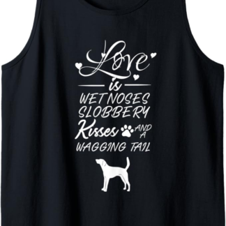 Americian Foxhound Love My Dog Saying Quotes Canotta