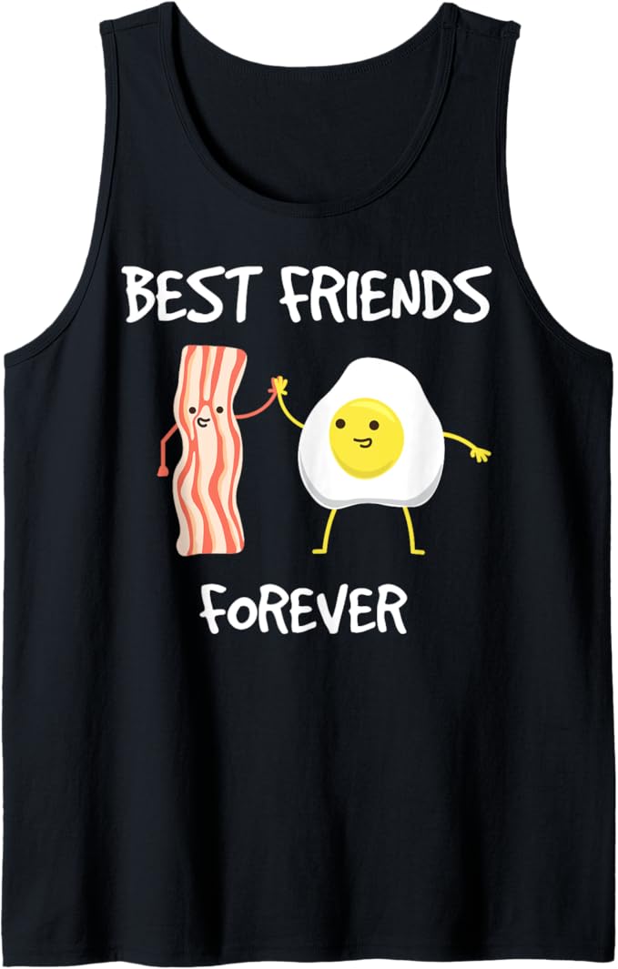 Carne Fumare Best Friends Forever Pancetta di maiale Canotta