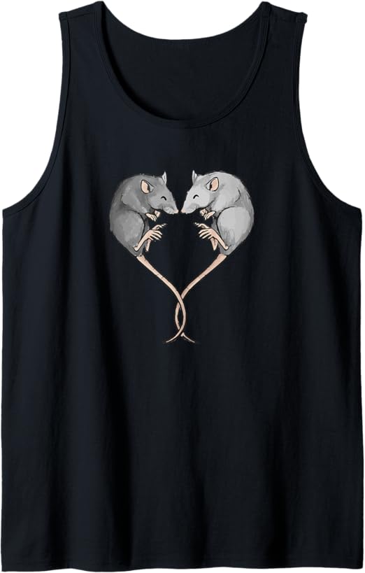 Cute Heart Pet Rat Lover Canotta