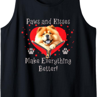 Chow Chow Zampe e baci rendono tutto migliore Canotta