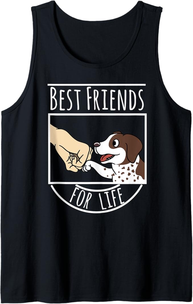 Best Friends Pointer Tedesco A Pelo Corto Cane Canotta