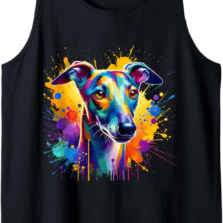 Splash Art Whippet Whippets Canotta