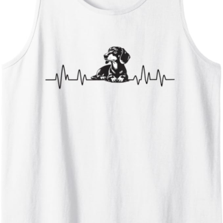 Bassotto Doxie Weenie Mamma Papà Battito Cuore Salsiccia Amante dei cani Canotta