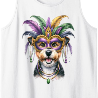 Cane Mardi Gras Brasiliano Terrier Canotta