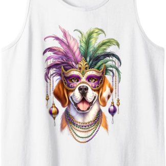 Braque St. Germain Cane Mardi Gras Canotta