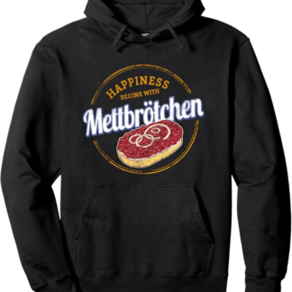 Panino con Mett e cipolla snack di panino con carne Felpa con Cappuccio