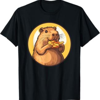 Capibara godendo deliziosi snack Maglietta