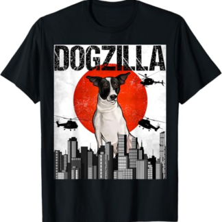 Canezilla Dogzilla Giapponese Rat Terrier Maglietta