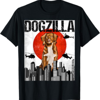 Canezilla Dogzilla Giapponese Duck Tolling Retriever Maglietta