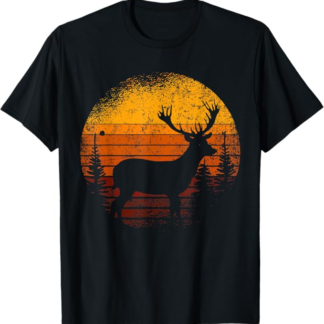 Fauna Selvatica Bosco Natura Foresta Renna Corna Cervo Maglietta