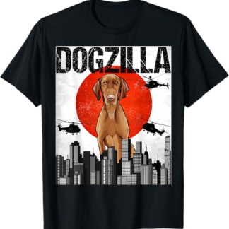 Canezilla Dogzilla Giapponese Bracco Ungherese Maglietta