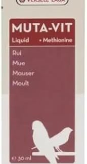 Muta-VIT Liquid | 30 ml | Liquid Supplementary Feed for Birds | To Support Molting | With Methionine and Cysteine | Enriched with Essential Vitamins