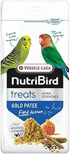 Versele-Laga NutriBird Treats Gold Patee Field Fusion | 250 g | Supplementary Food for Birds | Moisturized with 100% Natural Honey | Contains Important Lysine and Methionine