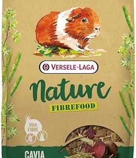 Versele-Laga Nature Fibrefood Cavia | 2.75 kg | Varied and High Fibre Blend for Sensitive Guinea Pigs | for Healthy Teeth and Good Digestion