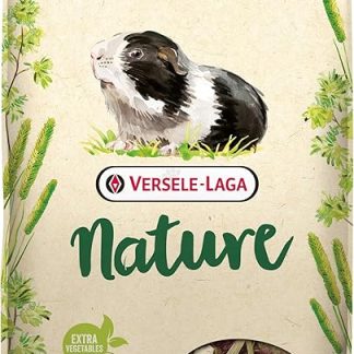 Versele-laga Nature Guinea Pig, 2.81 kg, High-Fiber Vegetable Pet Food for Guinea Pigs