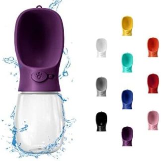 Портативная бутылка для воды для собак WePet, 350 мл, герметичный диспенсер для воды для щенков с поилкой для домашних животных, для прогулок на свежем воздухе, походов, путешествий, пластик класса А.