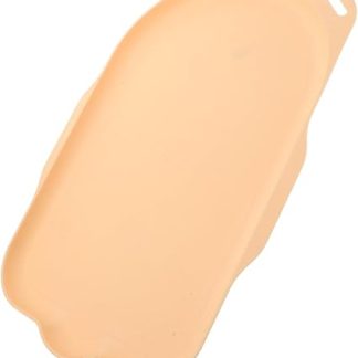 Водонепроницаемая миска для домашних животных TOYANDONA с противоскользящим покрытием для пола, для собак и кошек, желтая, маленькая.