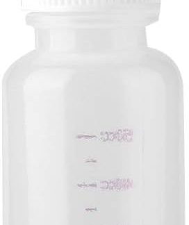 Набор безопасных силиконовых пустышек для собак и кошек CHICIRIS с бутылочкой для кормления грудью, 50 см³, белый.